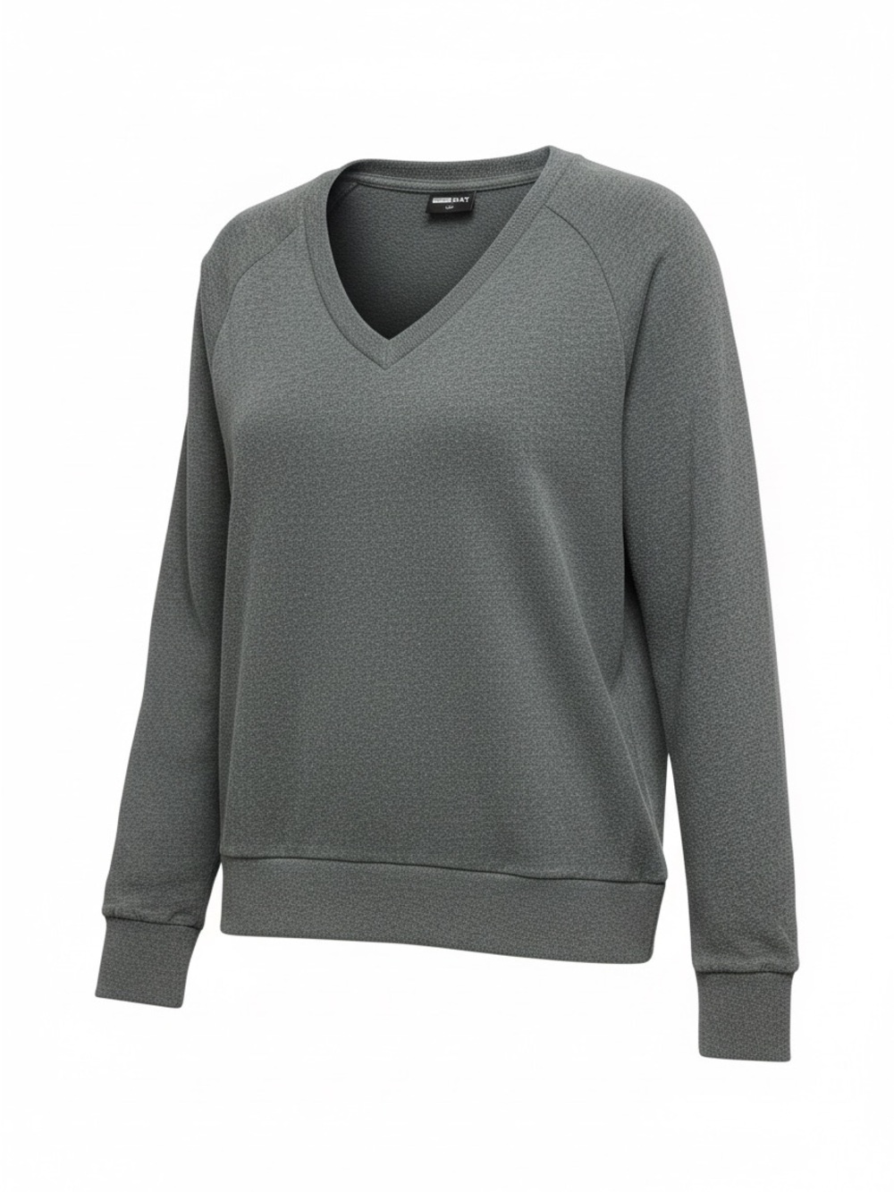 32 Degrees Women's V-Neck Sweater in Slate Gray